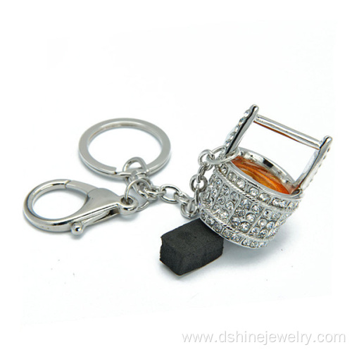 Custom Rhinestone Metal Keychain Personalized Keychains